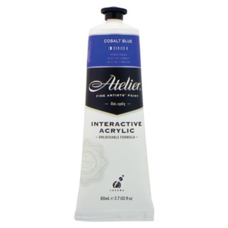 Atelier Interactive Acrylic Paint 80ml S6 - Cobalt Blue