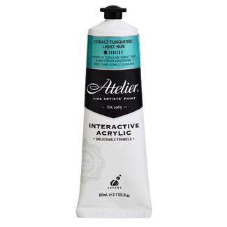 Atelier Interactive Acrylic Paint 80ml S2 - Cobalt Turquoise Light Hue