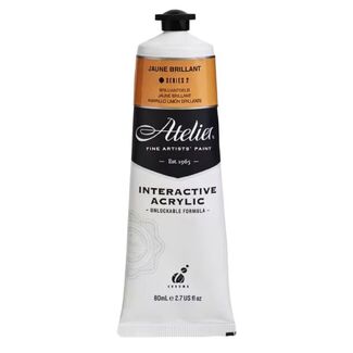 Atelier Interactive Acrylic Paint 80ml S2 - Jaune Brilliant