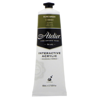 Atelier Interactive Acrylic Paint 80ml S1 - Olive Green