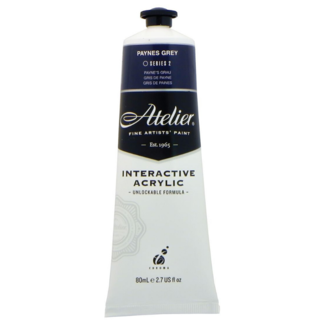 Atelier Interactive Acrylic Paint 80ml S2 - Paynes Grey