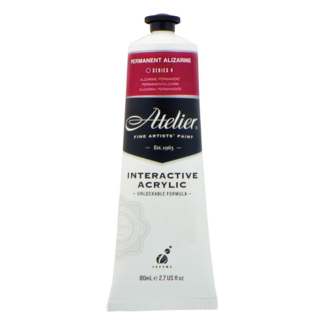 Atelier Interactive Acrylic Paint 80ml S4 - Permanent Alizarine