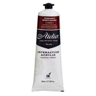 Atelier Interactive Acrylic Paint 80ml S3 - Permanent Brown Madder