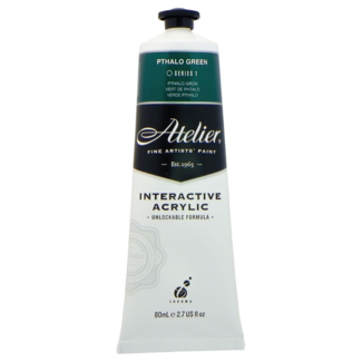 Atelier Interactive Acrylic Paint 80ml S1 - Phthalo Green