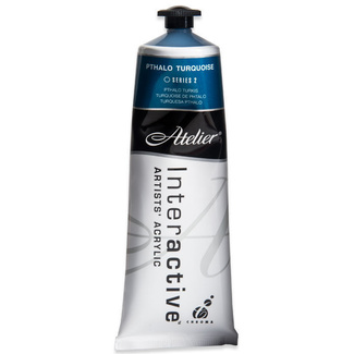 Atelier Interactive Acrylic Paint 80ml S2 - Phthalo Turquoise