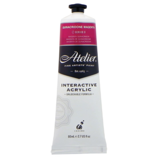 Atelier Interactive Acrylic Paint 80ml S3 - Quinacridone Magenta