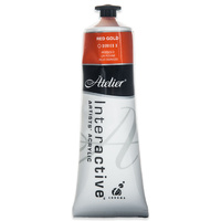 Atelier Interactive Acrylic Paint 80ml S3 - Red Gold