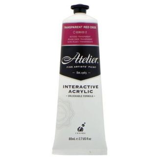 Atelier Interactive Acrylic Paint 80ml S2 - Transparent Red Oxide