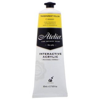 Atelier Interactive Acrylic Paint 80ml S2 - Transparent Yellow