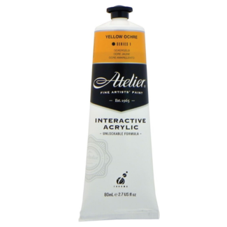 Atelier Interactive Acrylic Paint 80ml S1 - Yellow Ochre