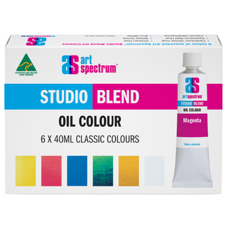 Art Spectrum Studio Blend Oil Paint 40ml Assorted Colours 6pc