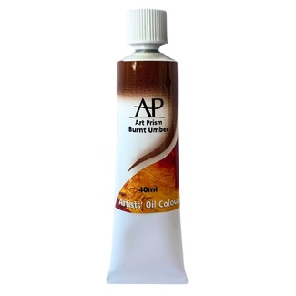 Art Prism Oil Paint 40ml - Burnt Umber