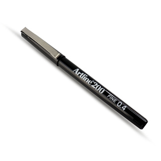 Artline 200 Fine Tip Marker 0.4mm - Black