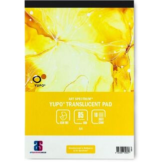 Yupo Paper Pad - 10/Sheets - 104lb Transparent (view sizes)