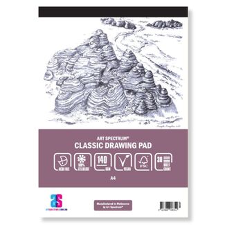 Art Spectrum Classic Drawing Pad A4 140gsm 30 Sheets