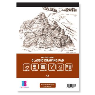Art Spectrum Classic Drawing Pad A3 200gsm 30 Sheets