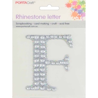 *Rhinestone Alphabet 63x65mm F