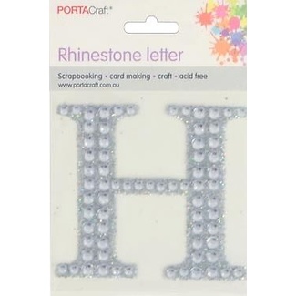 *Rhinestone Alphabet 63x65mm H