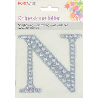 *Rhinestone Alphabet 63x65mm N