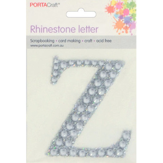 Rhinestone Alphabet 63x65mm Z