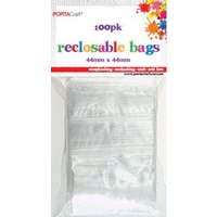 Resealable Bag 44x44mm 100pc