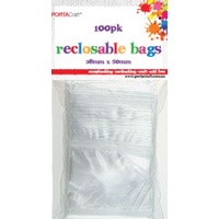 Resealable Bag 38x50mm 100pc