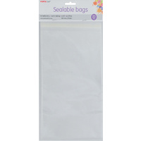 Sealable Bag Square Open 145 x 290mm 20pc
