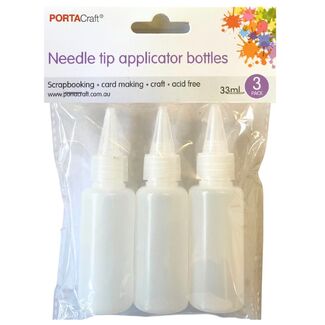 Empty Bottles - Needle Tip Applicator 33ml 3pc