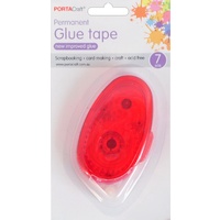 Portacraft Craft Tools - Glue Tape 8mm x 7m Permanent