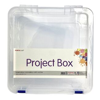 Portacraft Craft Storage Box - Stackable Project 35.5 x 36.5 x 8.5cm