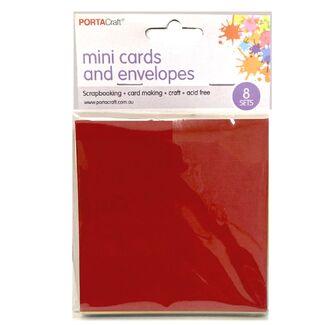 Mini Card & Envelopes 8pc - Bright