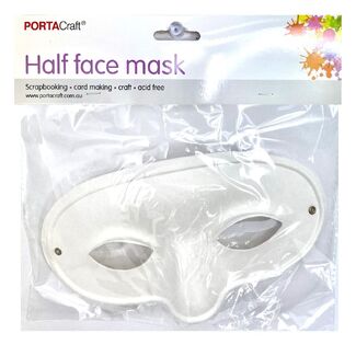 Papier Mache Mask - Half Face
