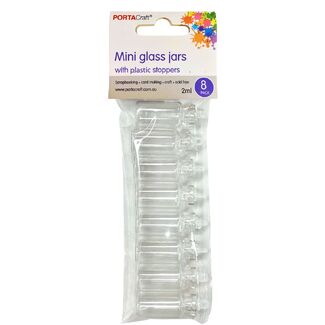 Empty Bottles - Mini Glass Jar 8pc