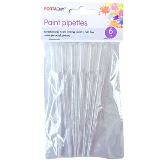 Craft Tools - Paint Pipettes 6pc