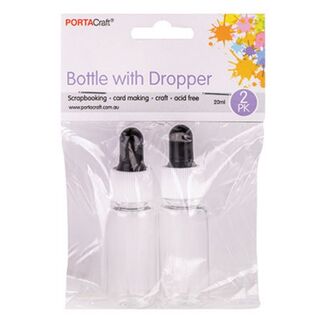 Empty Bottles - Droppers 20ml 2pc