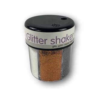 Portacraft Glitter Shaker 6 Way - Metallic