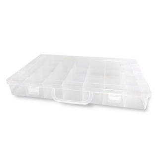 Portacraft Craft Storage Box - 23 Compartment Organiser (345 x 210 x 45mm)