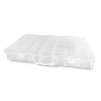 Craft Storage Box - 23 Compartment Organiser (345 x 210 x 45mm)