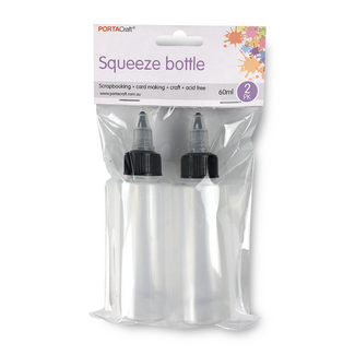 Portacraft Empty Bottles - Squeeze Bottles 60ml 2pc
