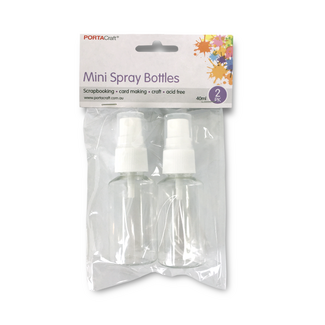 Portacraft Empty Bottles - Mini Spray Bottles 40ml 2pc