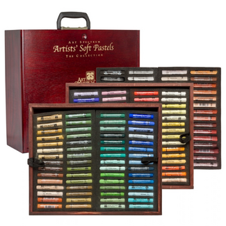 Art Spectrum Soft Round Pastel Deluxe Wooden Box Set of 154