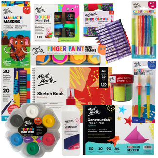 Kids Mega Craft Activity Pack | Includes 84 pieces | Children's Art Value Set 