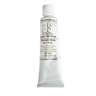 Art Spectrum Oil 40ml S2 - Titanium White 2