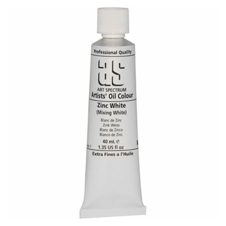 Art Spectrum Oil 40ml S1 - Zinc White (Mixing White)