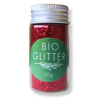Ribtex Bio Craft Glitter 20gm - Red