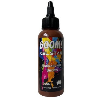 Boom Gel Stain 100ml - Kookaburra Brown