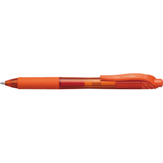 Pentel Energel Retractable Gel Roller Pen 0.7mm - Orange