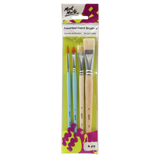 Mont Marte Discovery Paint Brush Set - 4pc