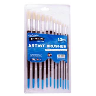 Mont Marte Studio Series Paint Brush Set - Round Sizes 1-12