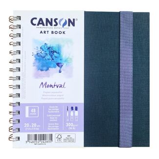 Canson Montval Art Book 20x20cm 300gsm 48 Pages
